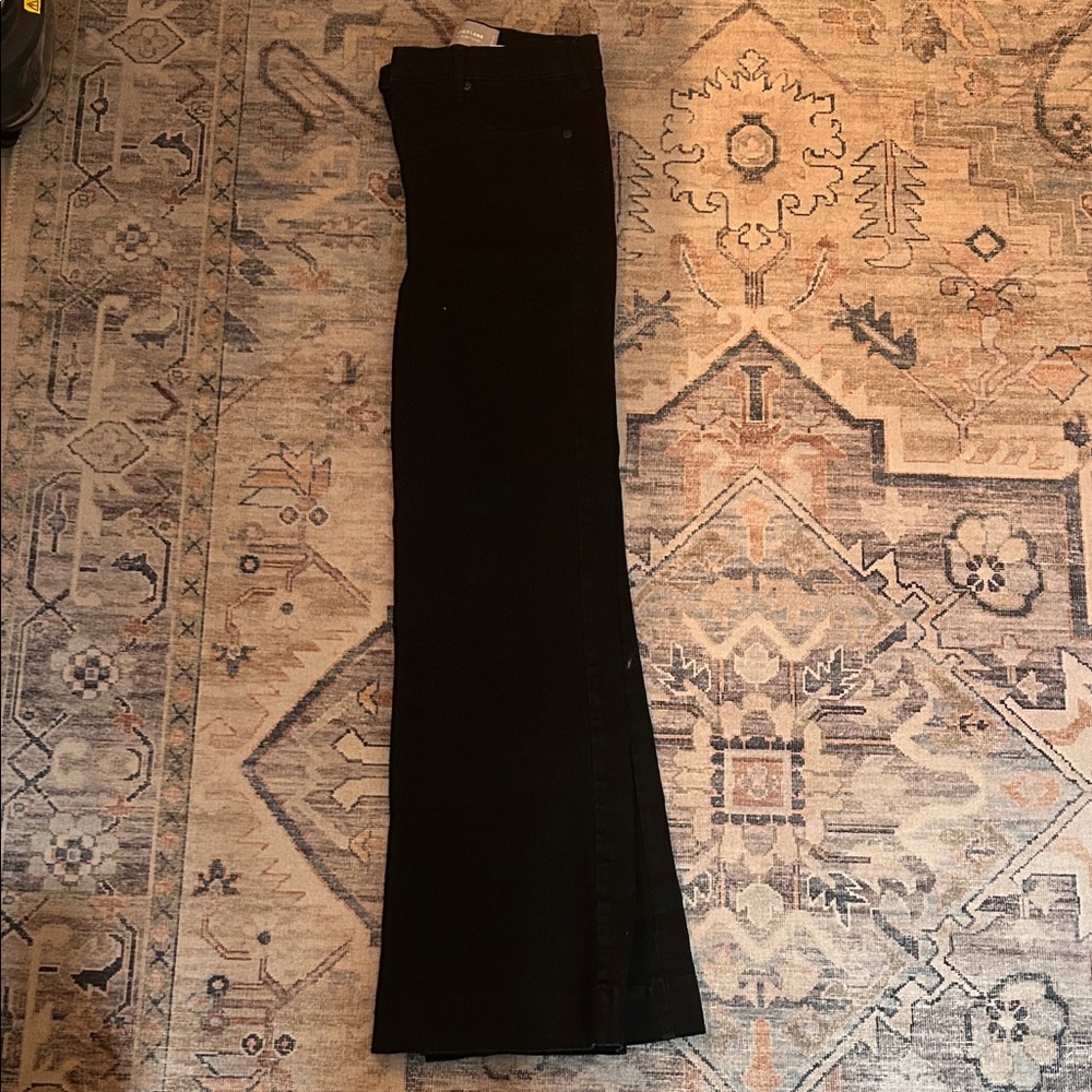 Everlane Black High Rise Flare Jeans